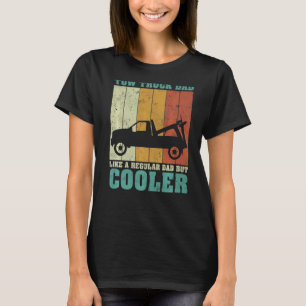 T-shirt Homme Vintage Retro Truck Papa Comme Un Da Régulie