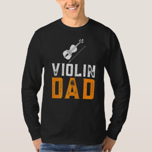 T-shirt Homme Violon Papa Musicien Orchestre Enseignant Vi