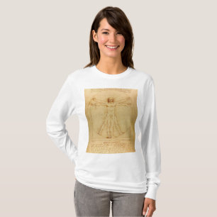 T-shirt Homme vitruvien par Leonardo Da Vinci