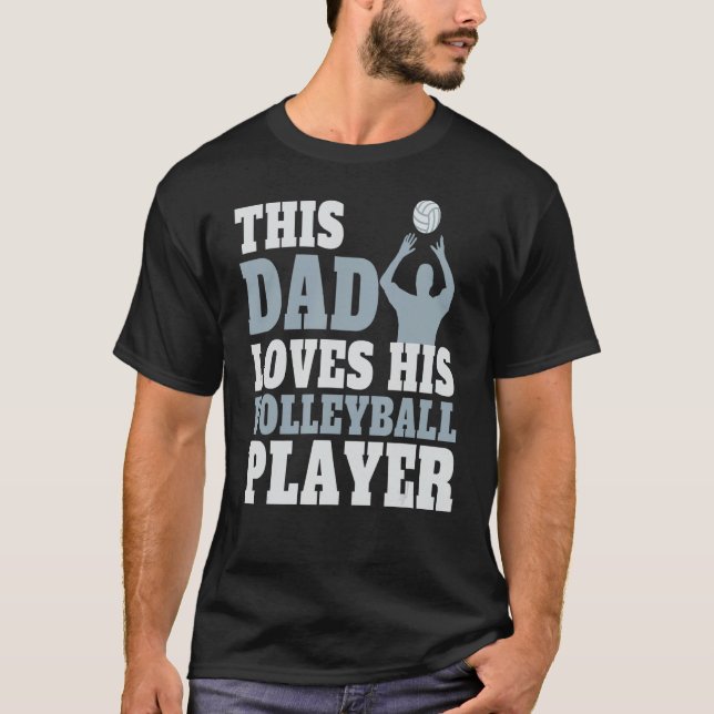 T-shirt Homme Volleyball Papa Dit Joueurs De Volleyball Da (Devant)