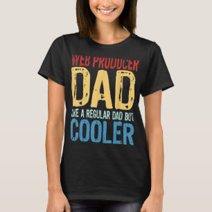 T-shirt Homme Web Producteur Papa Comme un papa ordinaire