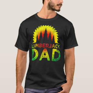 T-shirt Homme Woodworker Ax Arborist Lumberjack Papa 25