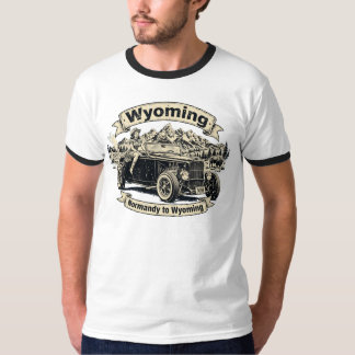 T-shirt homme Wyoming Vintage Hot Rod Americana