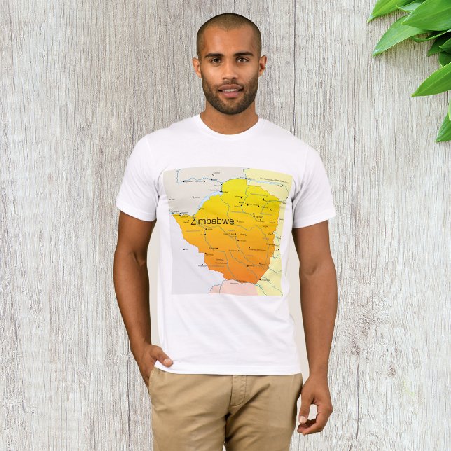 T-shirt homme Zimbabwe (Créateur téléchargé)