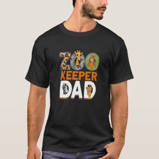 T-shirt Homme Zookeeper Papa Zoo Animal Zookeeper 3