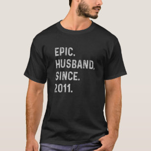 T-shirt Hommes 12e anniversaire de Mariage 12 ans - Epic H