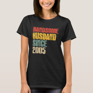T-shirt Hommes 18e anniversaire de Mariage pour lui beau H