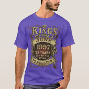 T-shirt Hommes 25e anniversaire Cadeau Roi parfait Né 1er