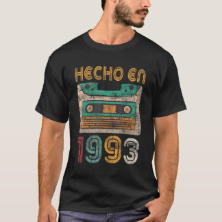 T-shirt Hommes 30ème Anniversaire Espagnol Fait En 1993 Cu