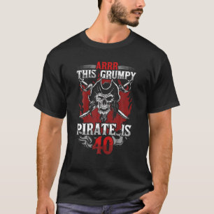 T-shirt Hommes 40E Anniversaire Drôle Tourner Quarante Ann
