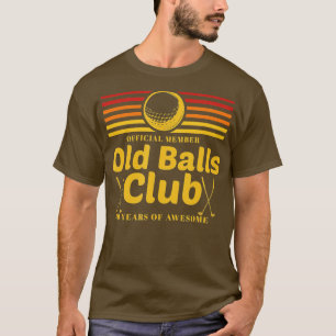T-shirt Hommes 40e anniversaire Funny Golf Old Balls Club 