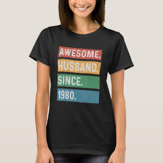 T-shirt Hommes 43e année Mariage Anniversaire - Awesome Hu