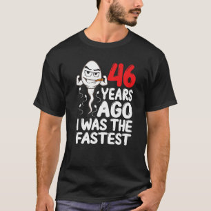 T-shirt Hommes 46e Anniversaire Gag Robe Il Y A 46 Ans J'É