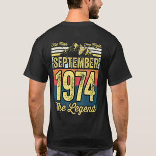 T-shirt Hommes 47e anniversaire L'homme Le mythe La légend