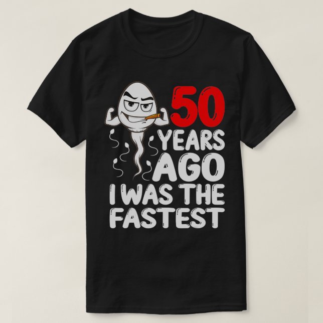 T-shirt Hommes 50e Anniversaire Gag robe Il ya 50 Ans J'Ét (Design devant)