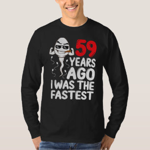 T-shirt Hommes 59e Anniversaire Gag Robe Il Y A 59 Ans J'É
