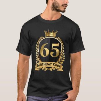 T-shirt Hommes 65E Anniversaire Roi 65 Ans Anniversaire Aw