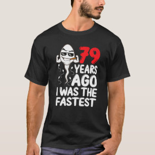 T-shirt Hommes 79ème Anniversaire Gag Robe Il Y A 79 Ans J