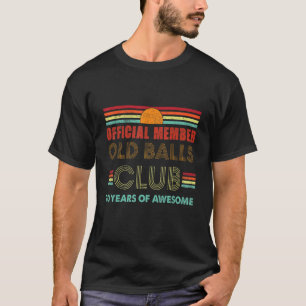 T-shirt Hommes 90e Anniversaire Old Balls Club 90 Ans D'Aw