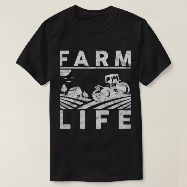 T-shirt Hommes Agricole Amusante Agricole Arable (Design devant)