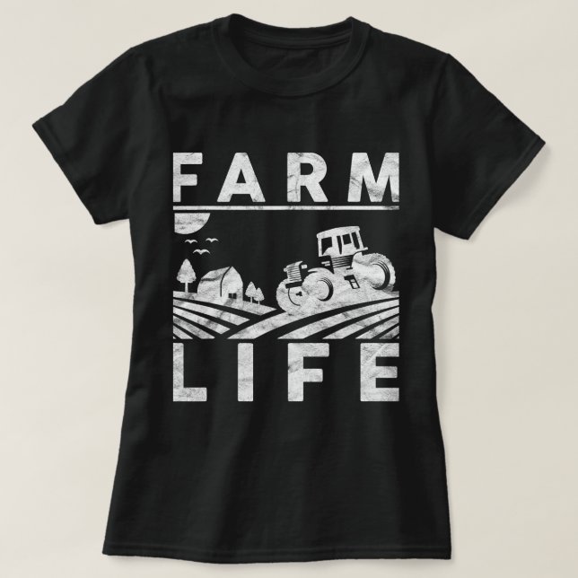 T-shirt Hommes Agricole Amusante Agricole Arable (Design devant)