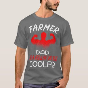 T-shirt Hommes Agriculteur Cool Papa Agriculture
