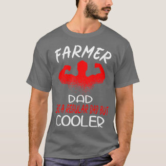 T-shirt Hommes Agriculteur Cool Papa Agriculture