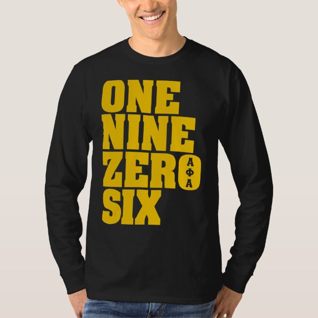 T-shirt Hommes Alpha Ice Cold Brothas 1906 Fraternité Un N (Devant)