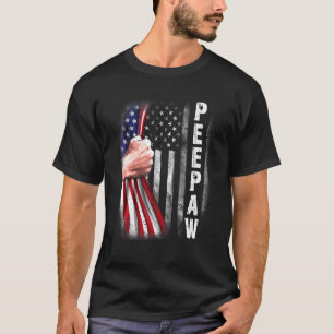 T-shirt Hommes American Peepaw Drapeau Pointe Pointe Peepa