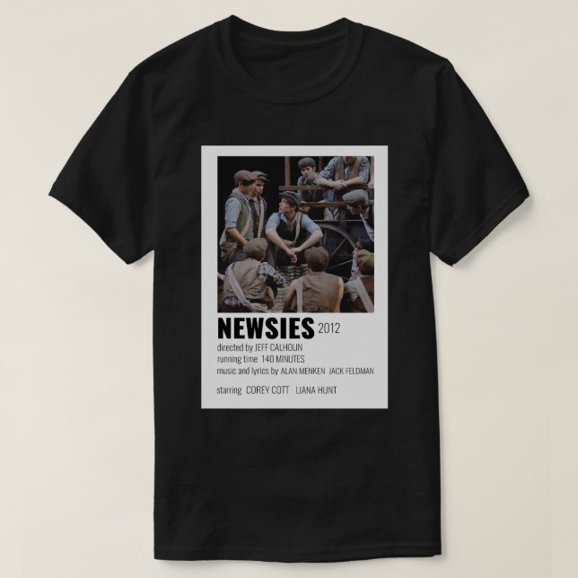 T-shirt Hommes amusants Nouvelles Fermer Broadway Poster m (Design devant)