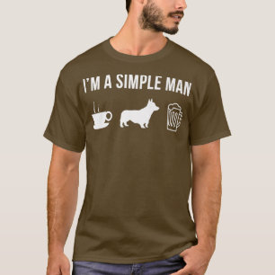 T-shirt Hommes Animal Pembroke Welsh Corgi Chien Chien Chi