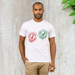 T-shirt Hommes Approuvés de contrôle de la qualité