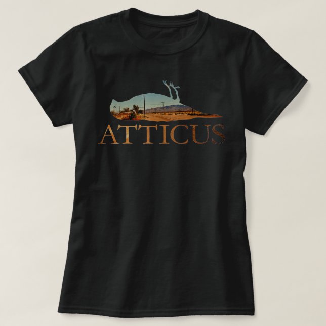 T-shirt Hommes ATTICUS Horizon Bird T Shirt (Photo Imprime (Design devant)