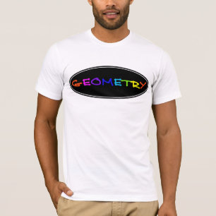 T-shirt Hommes au néon de la géométrie