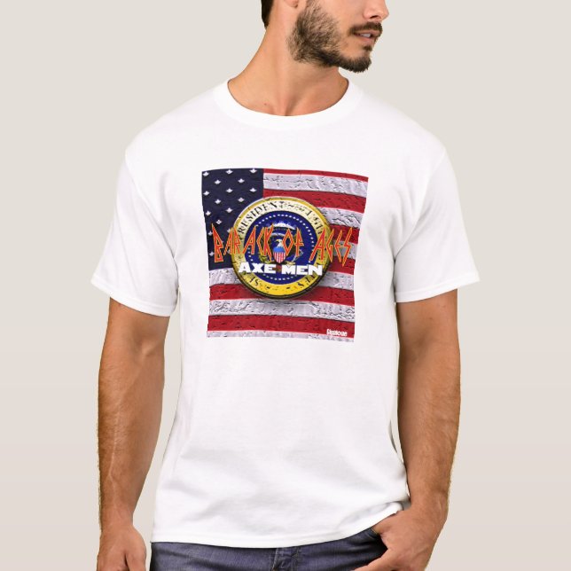 T-shirt Hommes Barack de hache de pièce en t d'âges (Devant)
