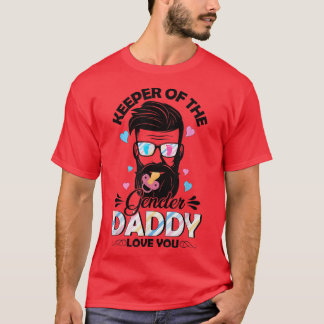 T-shirt Hommes Beard Hommes Rose Ou Bleu Papa Vous Aime Ge