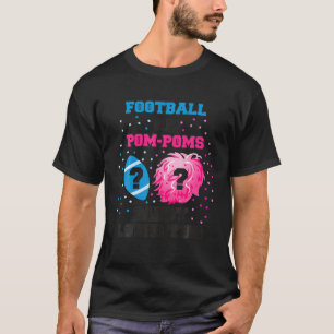 T-shirt Hommes Bébé Genre Révèle Chemise Football Ou Pom P