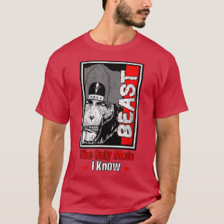 T-shirt Hommes Bête Le Seul Mode Que Je Connais, Drôle Gym