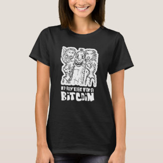 T-shirt Hommes Bitcoin Cryptomonnaie Graphique Rétro Amusa