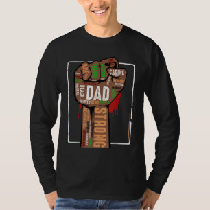 T-shirt Hommes Black Papa Africain Américain Melanin Pride