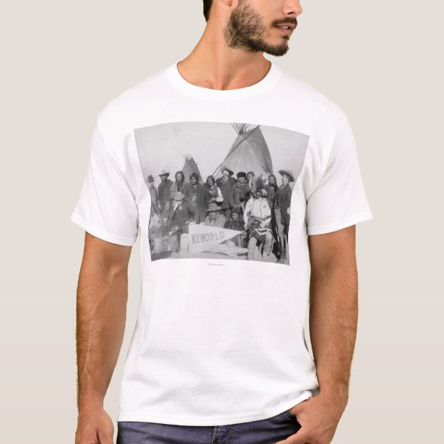 T-shirt Hommes blancs (Buffalo Bill y compris) et Lakota (Devant)