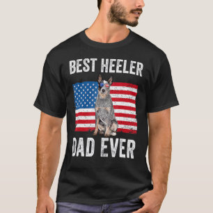 T-shirt Hommes Blue Heeler Papa Australian Cattle Dog Amér