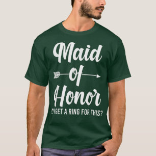 T-shirt Hommes bonne d'honneur ai-je une bague pour cette