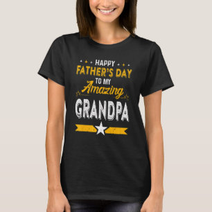 T-shirt Hommes Bonne Fête des pères Pour Mon Grand-Père Ex