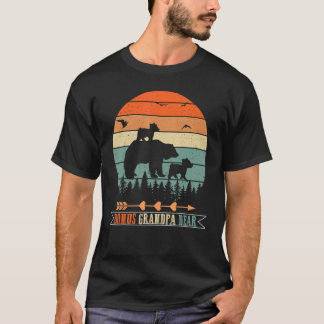 T-shirt Hommes Bonus Grand-Père Ours Bonus Grand-Père