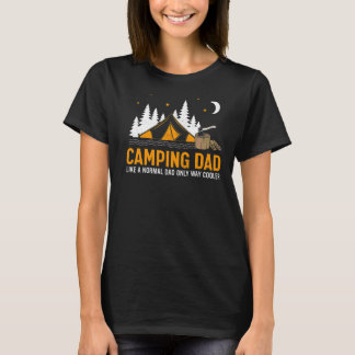 T-shirt Hommes Camping Papa Comme Un Papa Normal Seulement