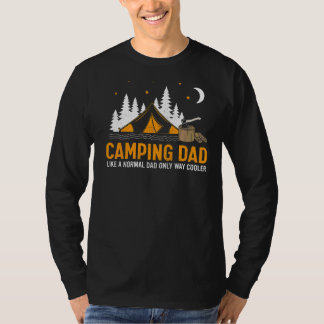 T-shirt Hommes Camping Papa Comme Un Papa Normal Seulement