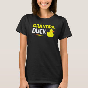 T-shirt Hommes Caoutchouc Canard Canard Grand-père Canard