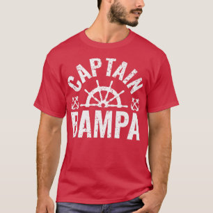 T-shirt Hommes Capitaine Bampa Propriétaire de bateau Lac