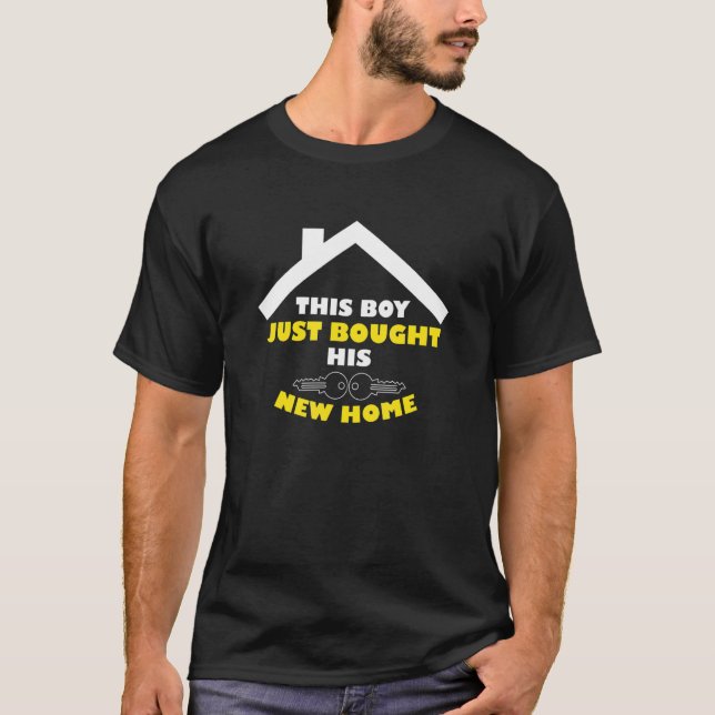 T-shirt Hommes Ce Garçon Propriétaire Maison Propriétaire  (Devant)